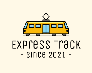 Rail Train Tram logo design