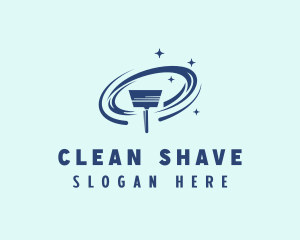 Cleaning Squeegee Wiper logo design