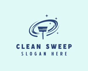 Cleaning Squeegee Wiper logo design