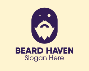 Star Man Beard logo design