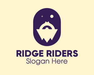 Star Man Beard logo design