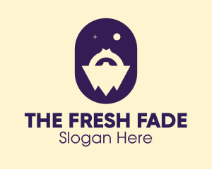 Star Man Beard logo design