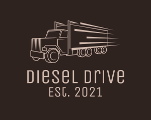 Cargo Truck Freight logo design