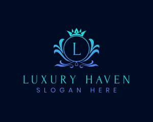  Luxury Crest Crown logo design