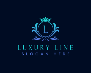  Luxury Crest Crown logo design