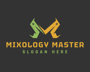 Modern Industrial Machine logo design