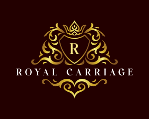 Royal Crown Ornament logo design