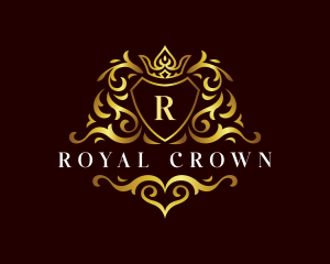 Royal Crown Ornament logo design