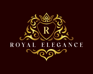 Royal Crown Ornament logo design