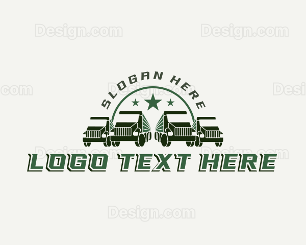 Military Cargo Truck Logo