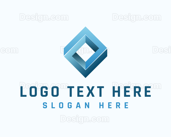 Tech Loop Innovation Cube Logo