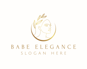 Elegant Natural Lady logo design