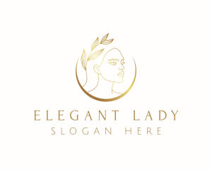 Elegant Natural Lady logo design