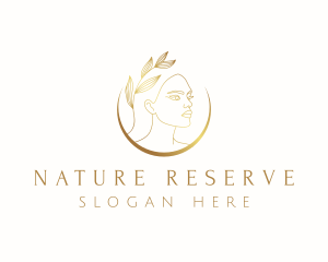 Elegant Natural Lady logo design