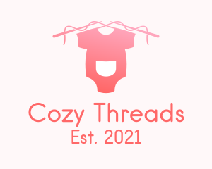 Baby Clothes Crochet logo design