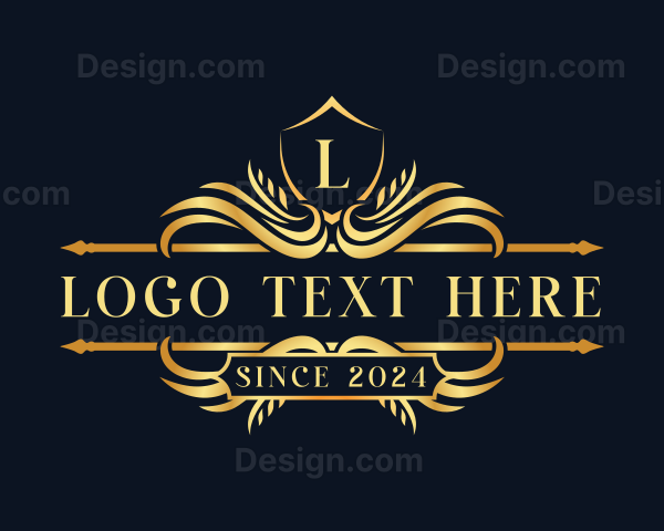 Elegant Ornamental Crest Logo