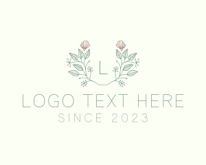 Leaf Floral Plant Seashell logo