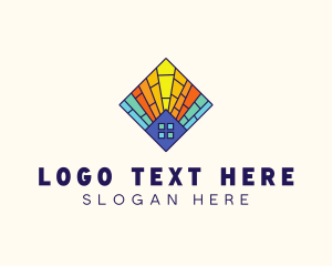 Colorful Stained Glass Home logo