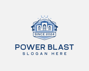 Power Washer Sanitation logo design