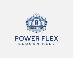 Power Washer Sanitation logo design