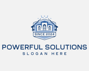 Power Washer Sanitation logo design