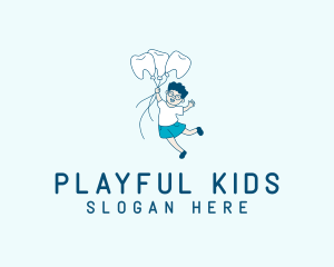Pediatric Tooth Kid logo design