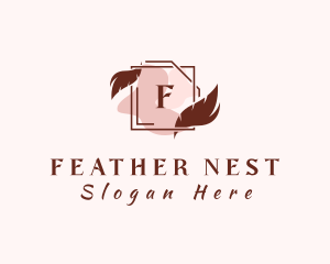 Feather Beauty Salon logo design