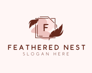 Feather Beauty Salon logo design