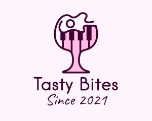 Wine Glass Piano logo