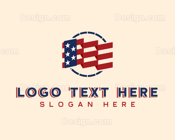 USA Patriot Flag Logo