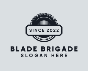 Carpenter Saw Blade logo design