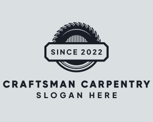 Carpenter Saw Blade logo design