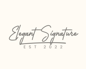 Elegant Cursive Boutique logo design