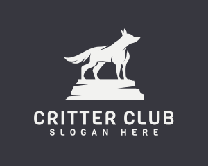 Wild Wolf Cliff logo design