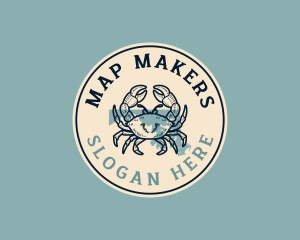 Blue Crab Maryland logo design