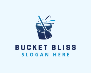 Mop & Bucket Housekeeping  logo design