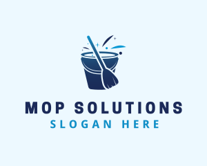 Mop & Bucket Housekeeping  logo design