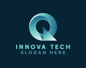 Tech Startup Letter Q logo