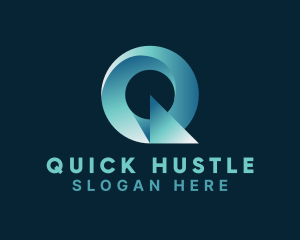 Tech Startup Letter Q logo design