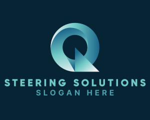 Tech Startup Letter Q logo design