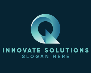 Tech Startup Letter Q logo