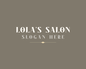 Elegant Luxury Salon logo design