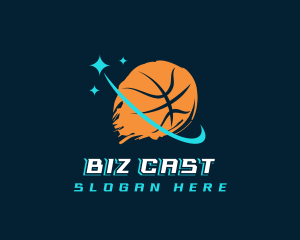 Sports Basketball Game Logo