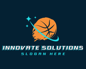 Sports Basketball Game Logo