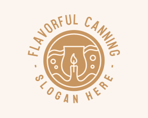 Sea Candle Jar logo design