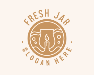 Sea Candle Jar logo design