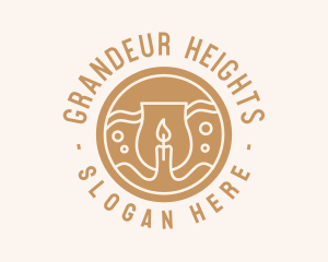 Sea Candle Jar logo design