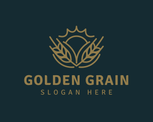 Wheat Grain Sun logo