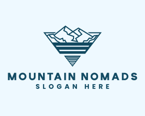 Mountain Triangle Geometric logo design