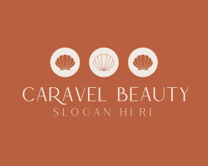 Beauty Cosmetics Seashell logo design